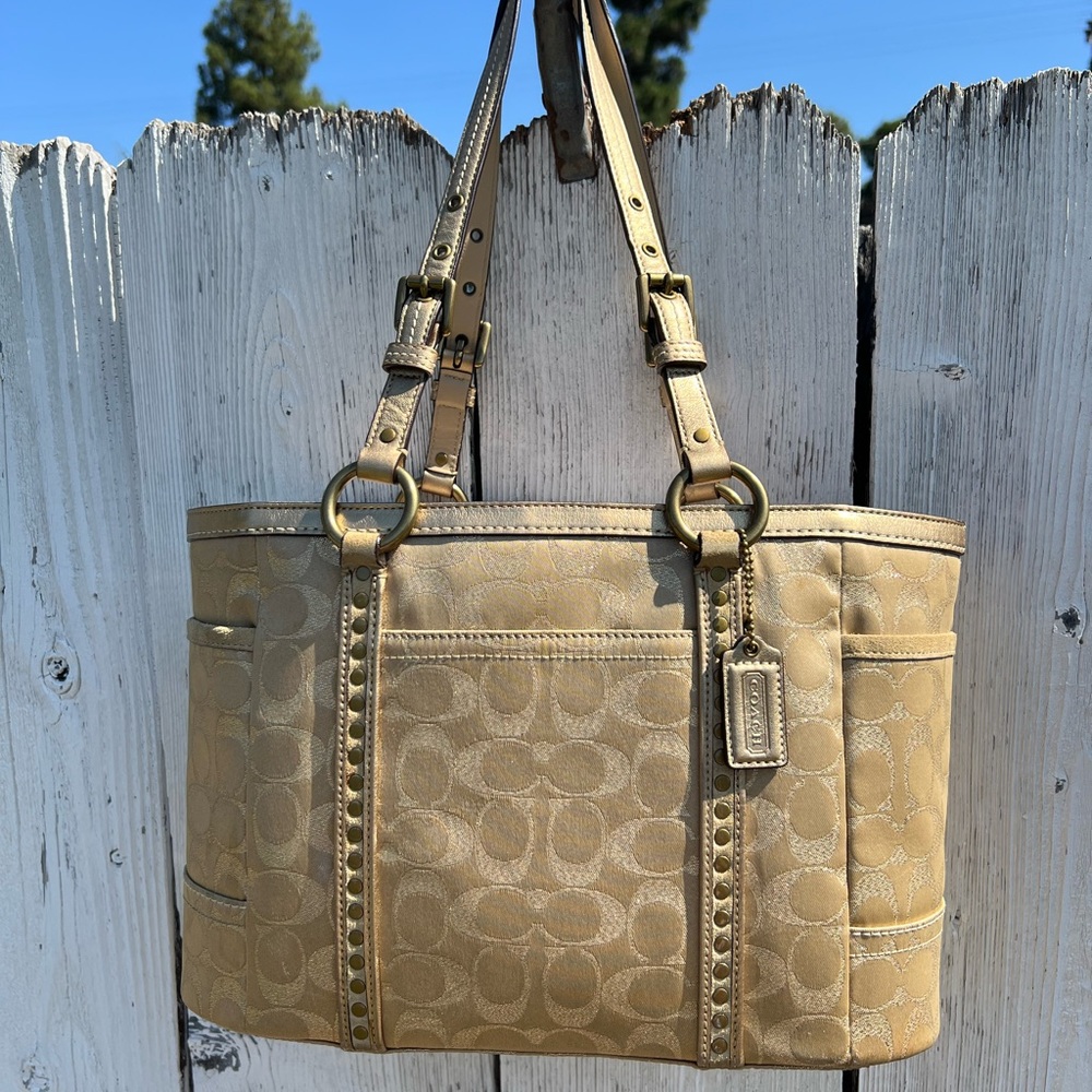Coach Lurex Tote - G0867-F12853